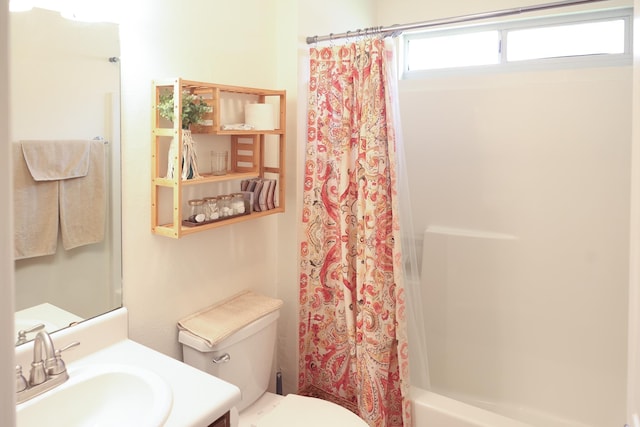 330 Dreadnaught Ct, Tallahassee, FL 32312 - bathroom with vanity, toilet, and shower / tub combo