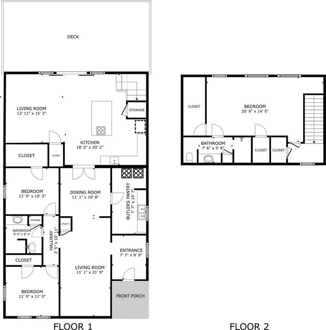 1324 Branch St, Tallahassee, FL 32303 - view of home floor plan