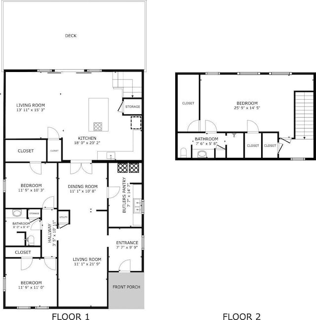 1324 Branch St, Tallahassee, FL 32303 - view of home floor plan