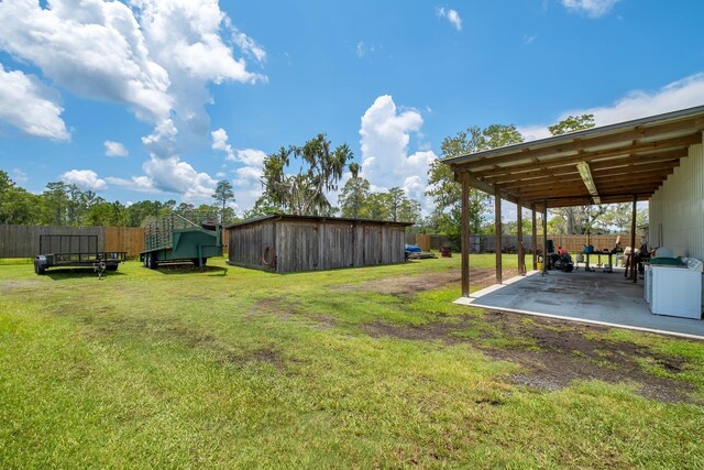 5481 Turner Rd, Perry, FL 32348 - view of yard with a patio area