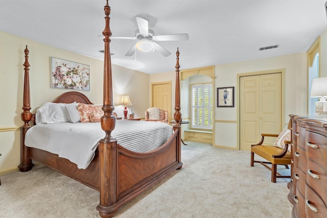 1244 Salem Rd, Havana, FL 32333 - bedroom featuring carpet flooring, a ceiling fan, and baseboards