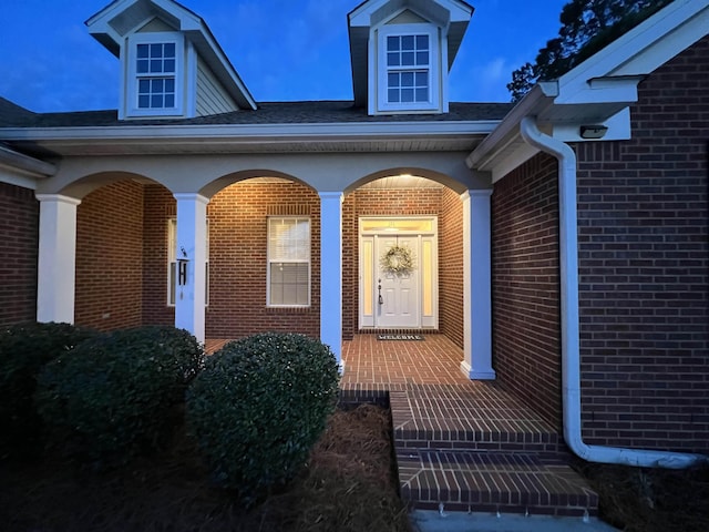 2541 Lagrange Trl, Tallahassee, FL 32312 - entrance to property with covered porch and brick siding