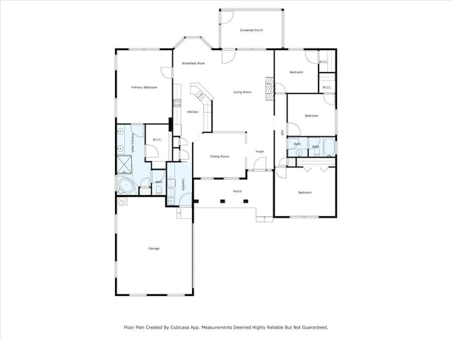 2541 Lagrange Trl, Tallahassee, FL 32312 - view of floor plan / room layout