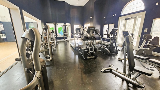 2801 Chancellorsville Dr Unit 1316, Tallahassee, FL 32312 - gym with a high ceiling