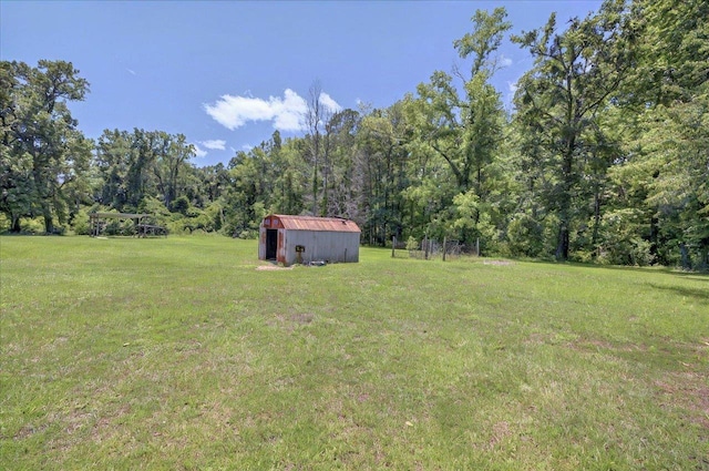 1538 Mclawrence Way, Tallahassee, FL 32317 - view of grassy yard featuring a wooded view