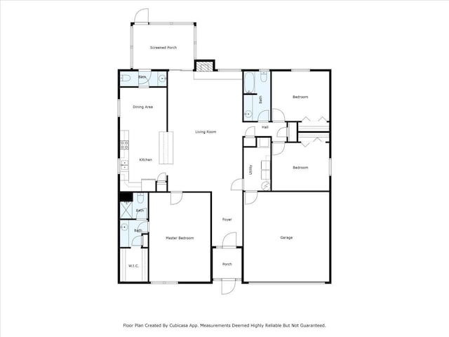 1538 Mclawrence Way, Tallahassee, FL 32317 - home floor plan