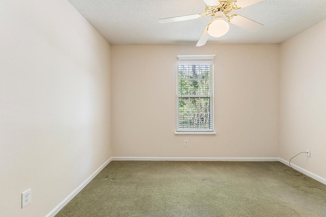 2304 Chester Ct, Tallahassee, FL 32312 - unfurnished room with baseboards, carpet flooring, and a textured ceiling