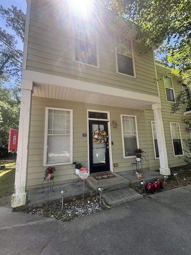 1417 Pullen Rd Unit 101, Tallahassee, FL 32303 - view of front of property featuring a porch