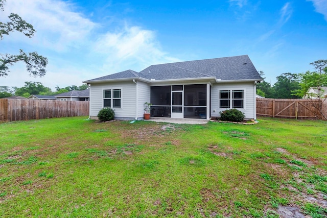 10732 Sycamore Ridge Ln, Tallahassee, FL 32305 - rear view of house featuring a sunroom