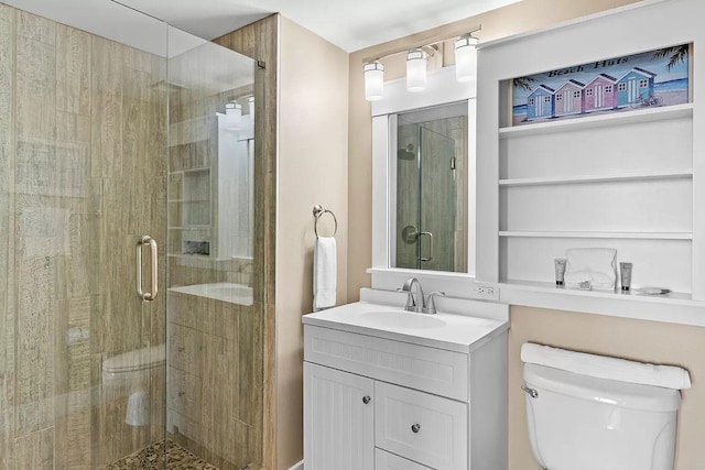 9100 Baytowne Wharf Boulevard 470/472, Walton Beaches, FL 32550 - bathroom with toilet, a stall shower, and vanity