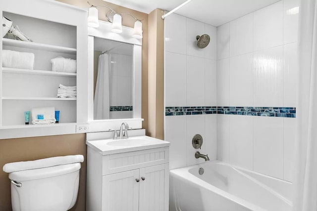 9100 Baytowne Wharf Boulevard 470/472, Walton Beaches, FL 32550 - bathroom featuring vanity, shower / bath combo, and toilet