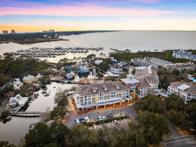 9100 Baytowne Wharf Boulevard 470/472, Walton Beaches, FL 32550 - aerial view at dusk of a water view