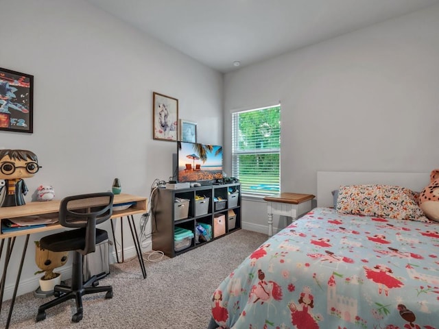 bedroom featuring carpet flooring