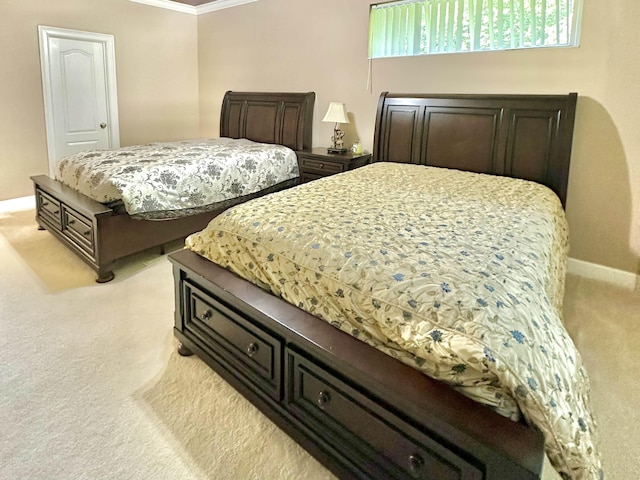 10 Yvonne Ct, Havana, FL 32333 - bedroom with light carpet and ornamental molding