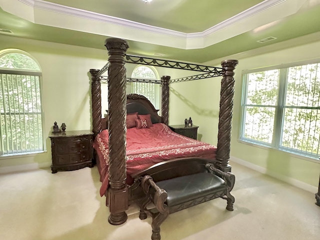 10 Yvonne Ct, Havana, FL 32333 - carpeted bedroom with multiple windows and crown molding
