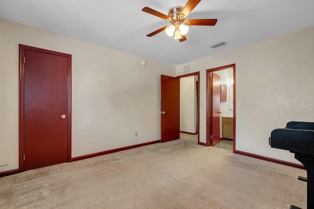 2398 Continental Ave, Tallahassee, FL 32304 - carpeted office space featuring a ceiling fan and baseboards