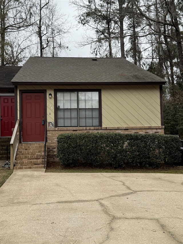 view of front of home