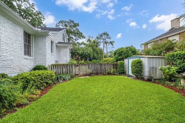 1540 Isabel Ct, Tallahassee, FL 32303 - view of yard with a storage unit