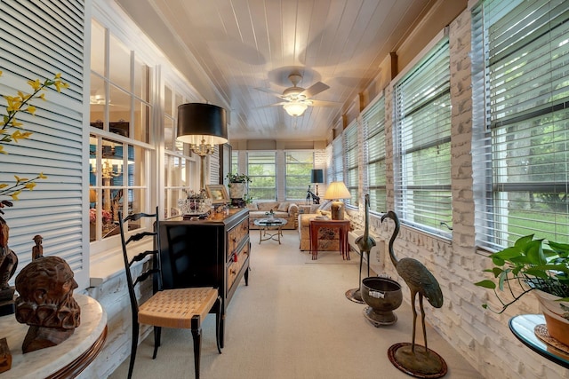 1540 Isabel Ct, Tallahassee, FL 32303 - sunroom with carpet floors and healthy amount of natural light