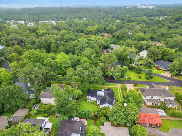 1540 Isabel Ct, Tallahassee, FL 32303 - aerial perspective of suburban area with a heavily wooded area