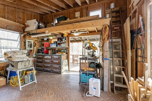 view of storage room