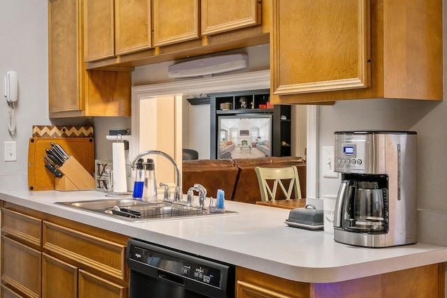 kitchen featuring sink and dishwasher