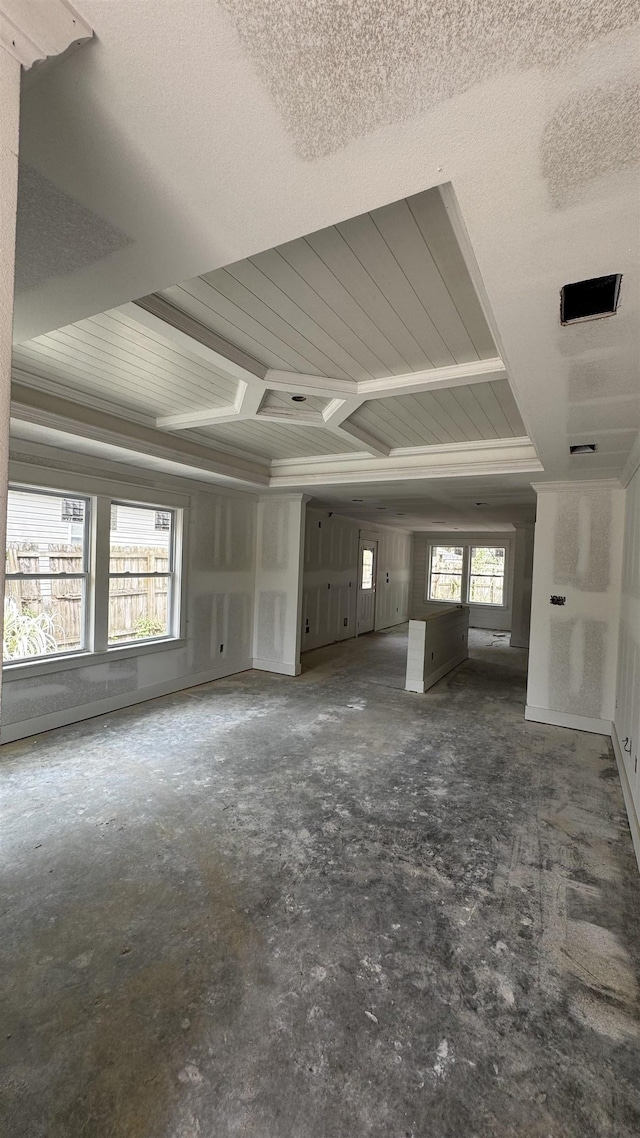 view of spare room