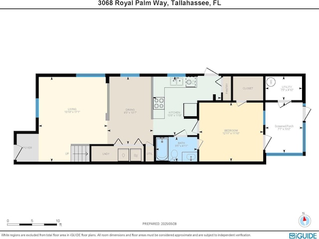 3068 Royal Palm Way, Tallahassee, FL 32309 - room layout