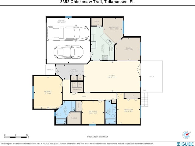 8352 Chickasaw Trl, Tallahassee, FL 32312 - home floor plan
