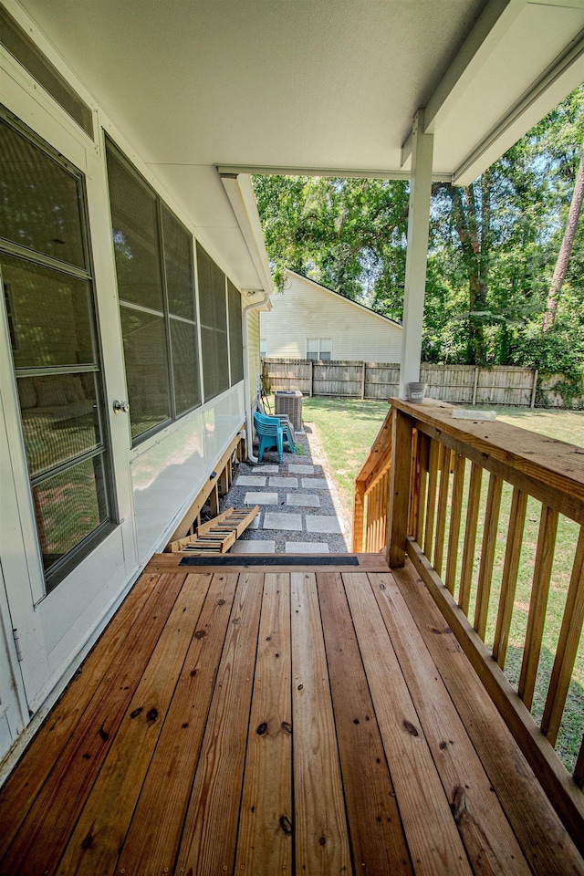 1682 Copperfield Cir, Tallahassee, FL 32312 - deck featuring a fenced backyard