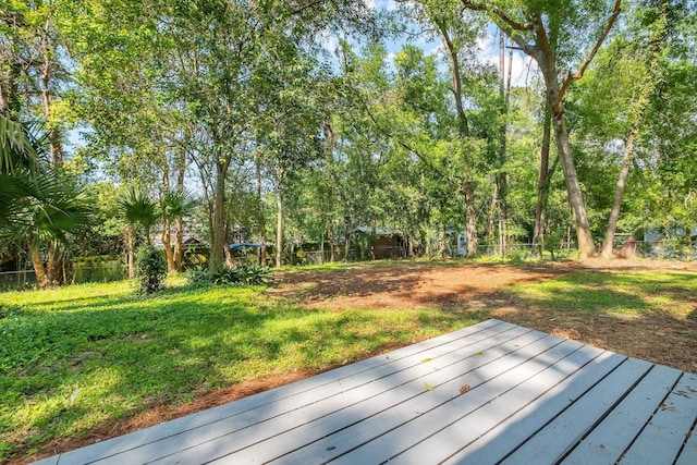 2212 Berkshire Dr, Tallahassee, FL 32304 - deck featuring a yard and fence