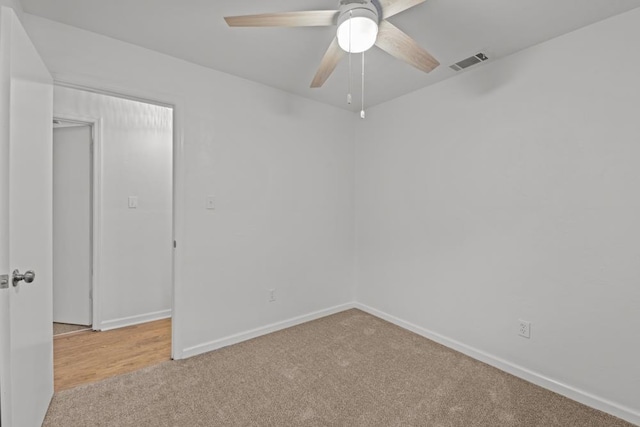 3142 Seattle Slew Ct, Tallahassee, FL 32309 - carpeted empty room featuring baseboards and ceiling fan