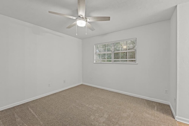 3142 Seattle Slew Ct, Tallahassee, FL 32309 - carpeted spare room with baseboards and ceiling fan