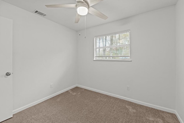 3142 Seattle Slew Ct, Tallahassee, FL 32309 - carpeted empty room with baseboards and a ceiling fan