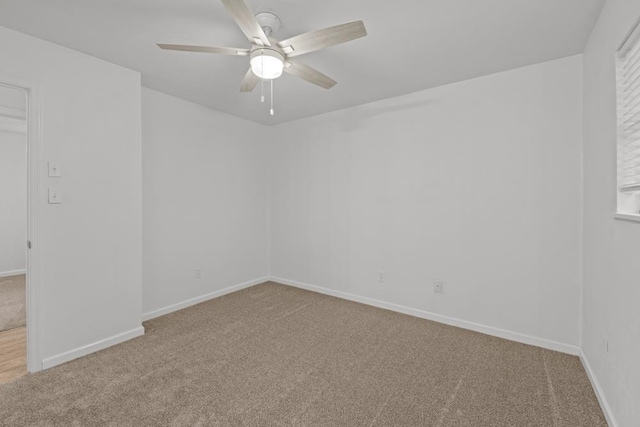 3142 Seattle Slew Ct, Tallahassee, FL 32309 - carpeted empty room featuring ceiling fan and baseboards