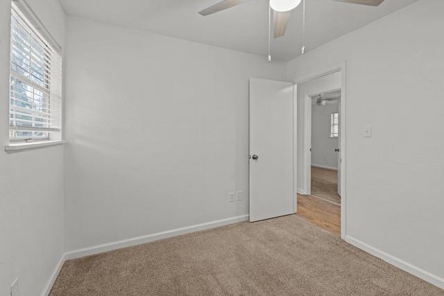 3142 Seattle Slew Ct, Tallahassee, FL 32309 - carpeted empty room with ceiling fan and baseboards