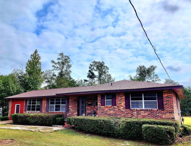 view of ranch-style house