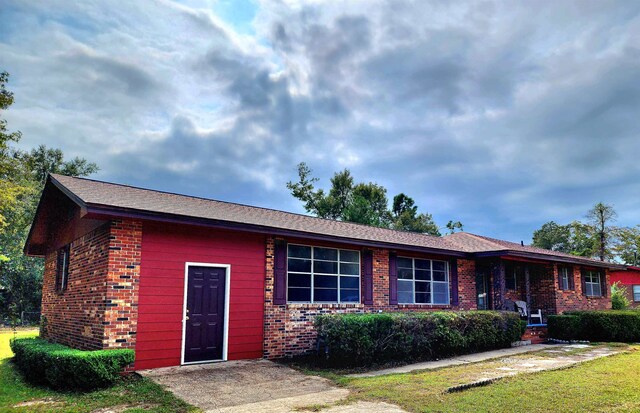 view of ranch-style home