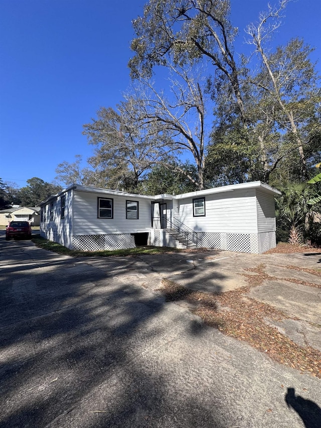 view of manufactured / mobile home