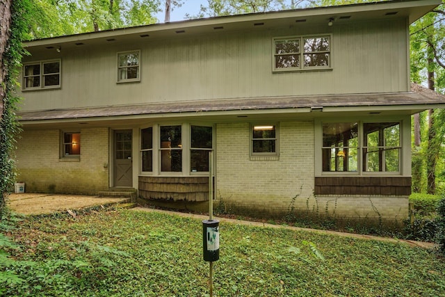 view of back of property