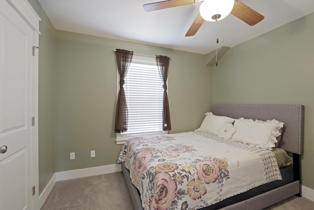 5286 Wild Goose Rd, Tallahassee, FL 32311 - carpeted bedroom with baseboards and ceiling fan