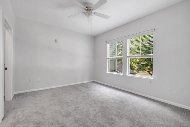 2801 Chancellorsville Dr Unit 1218, Tallahassee, FL 32312 - carpeted empty room with baseboards and a ceiling fan