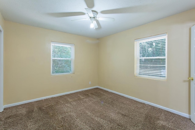 1318 W Tharpe St, Tallahassee, FL 32303 - empty room featuring carpet, a ceiling fan, and baseboards
