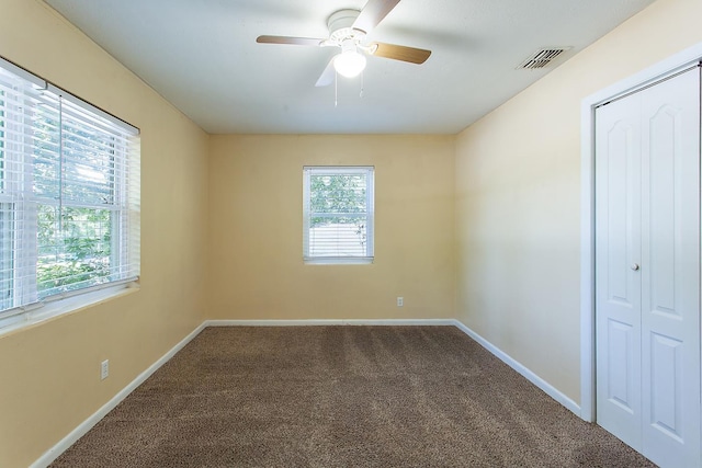 1318 W Tharpe St, Tallahassee, FL 32303 - spare room with carpet floors, ceiling fan, and baseboards