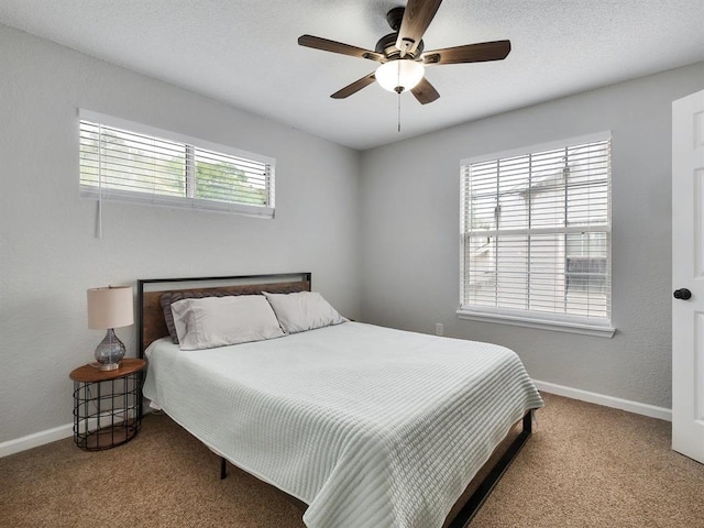 2490 Nugget Ln, Tallahassee, FL 32303 - bedroom with carpet, baseboards, and ceiling fan