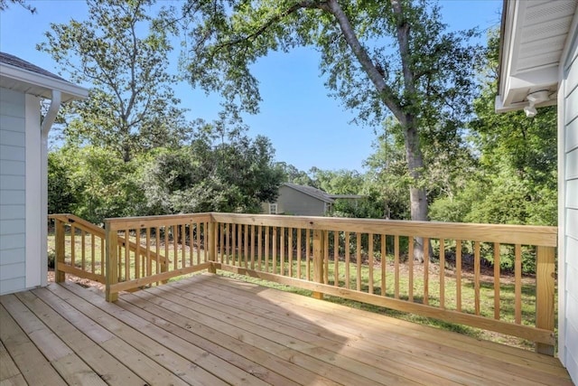1602 Carruthers St, Tallahassee, FL 32308 - view of wooden terrace