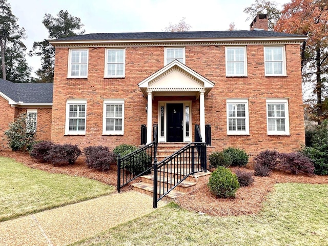 view of colonial-style house