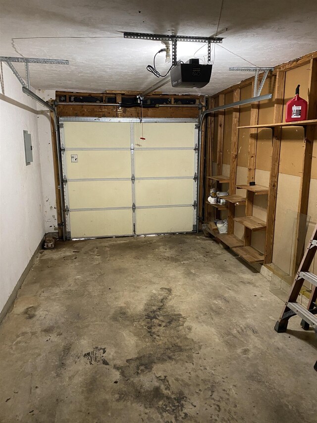 3722 Sutor Ct, Tallahassee, FL 32311 - garage with a garage door opener and electric panel