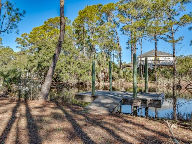 exterior space featuring a water view