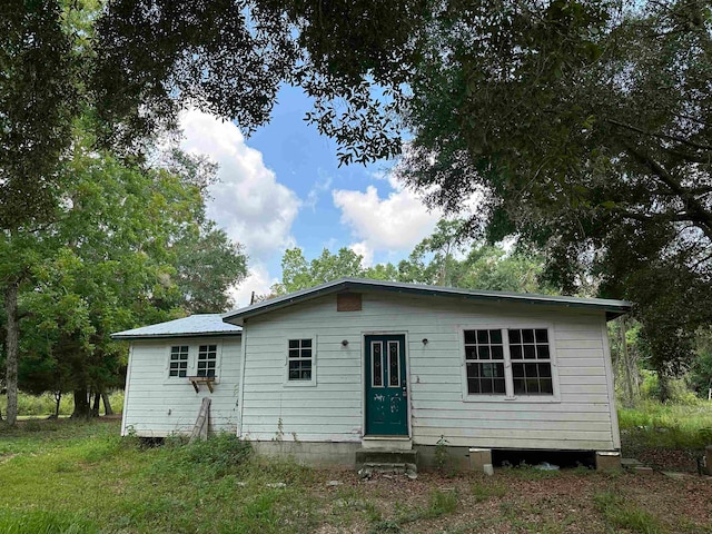 view of rear view of property